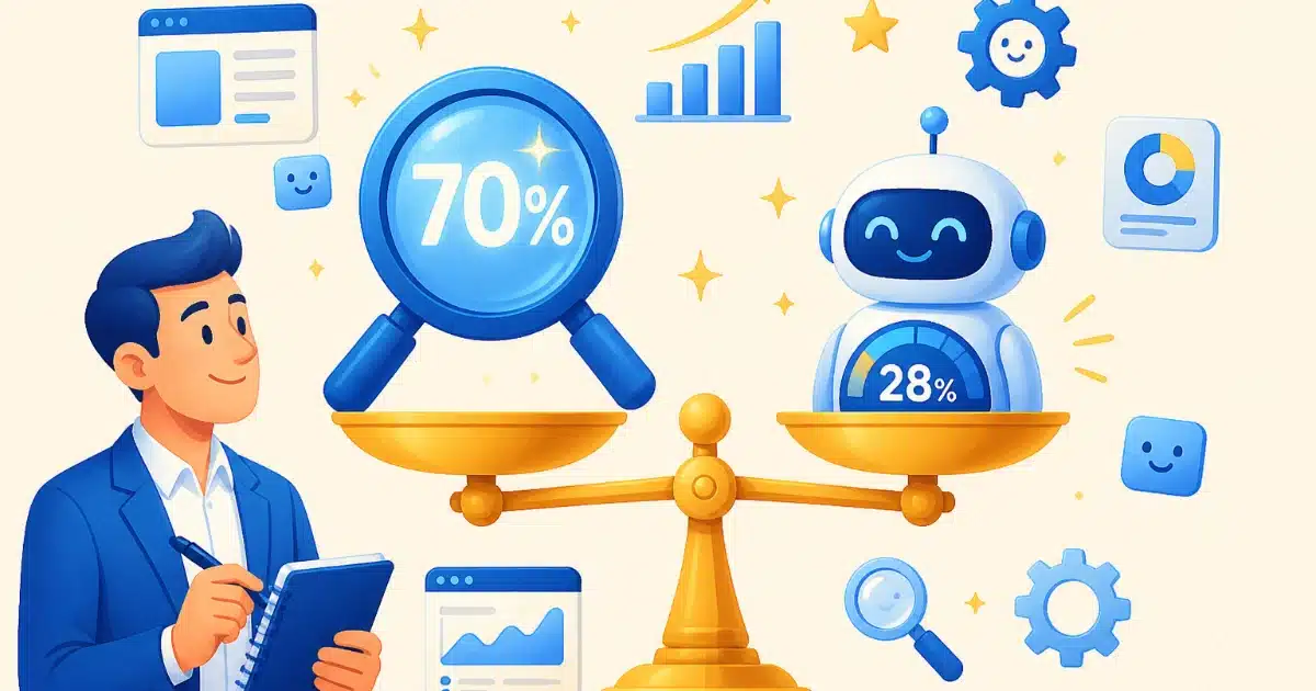 Confiance dans la recherche IA : 28 % seulement, le SEO reste votre socle