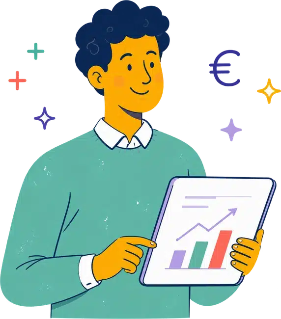 Agence web Marseille NelCielo 19 Responsable marketing qui présente ses indicateurs, profil en quête de performance digitale