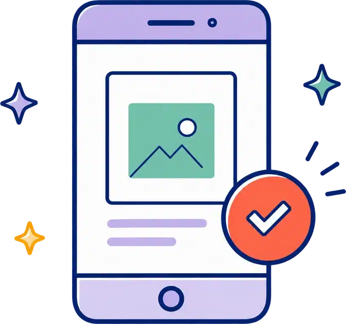 Site affiché sur mobile avec sa validation, le responsive design signé NelCielo