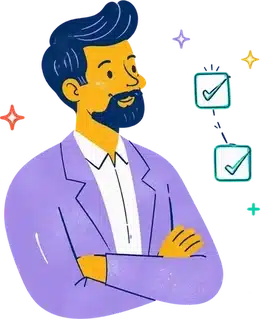 Audit SEO 5 Dirigeant de PME devant son ordinateur, illustration NelCielo