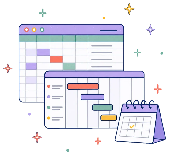 Formation SEO 15 Tableur de priorités SEO et rétroplanning, illustration NelCielo
