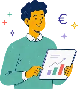 Audit SEO 6 Responsable marketing qui analyse ses résultats, illustration NelCielo