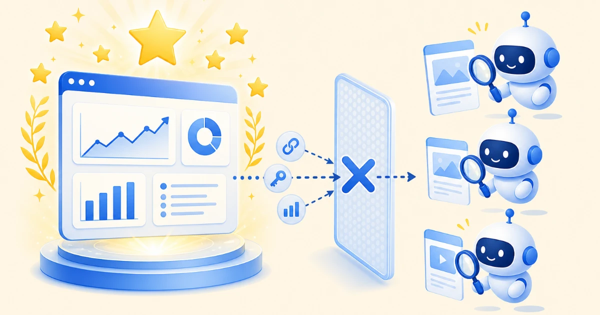 SEO irréprochable, invisible en IA : le piège de la sur-optimisation GEO